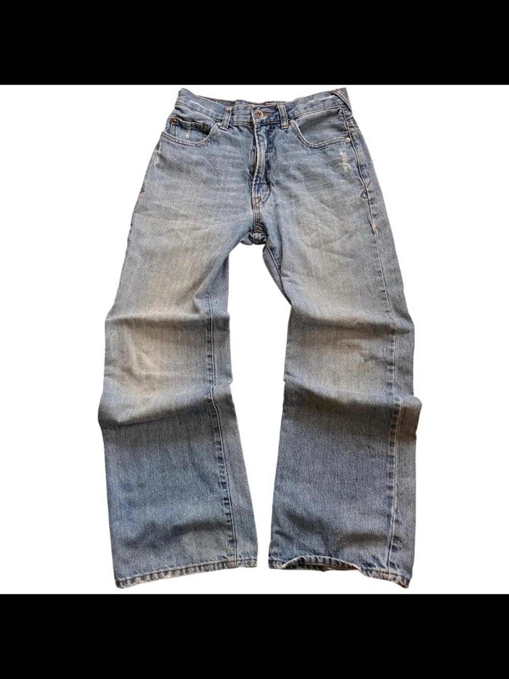 Vintage Y2K Unionbay Boys Jeans Bootcut Sz 16 Slim (26x28) Worn Thin Distressed
